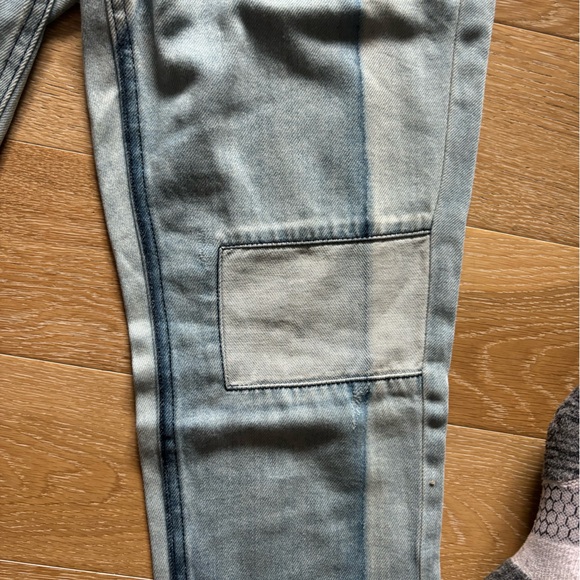 Vintage Inspired Design Lab Denim Size 26 Distressed Patchwork Jeans - Picture 9 of 16